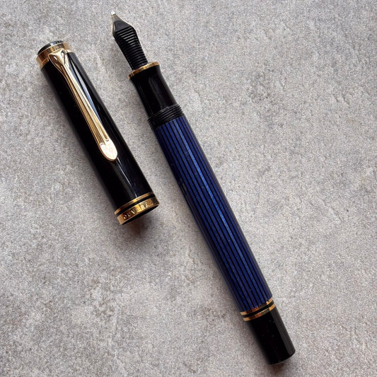 Pelikan M600 Blue/Black, Piston Filler