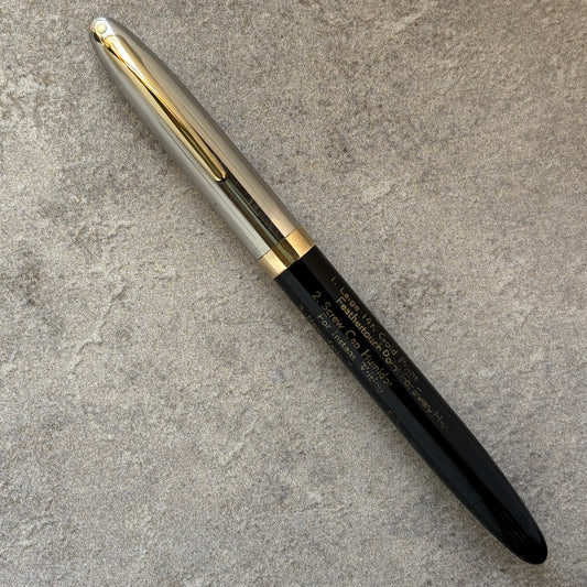 Sheaffer Sentinel Touch Down Fountain Pen, Black with Two-tone Cap