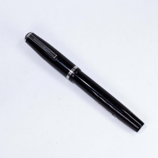 Esterbrook J Fountain Pen, Black, Lever Filler #9550 Fine Nib, Single Jewel Ozark Pen Shop