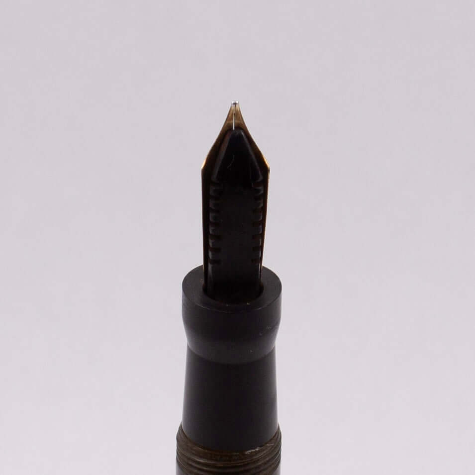 Wahl Eversharp Fountain Pen, Jade Green, Ring top, Lever Filler, 14k Gold Fine Nib Ozark Pen Shop