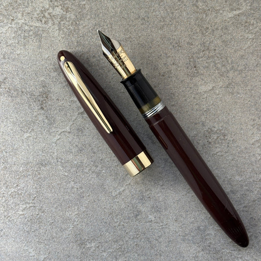 Sheaffer Statesman, Restored Vac-Fil, Burnt Umber Brown