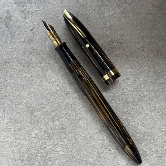 Sheaffer Balance, Military Clip, Golden Brown