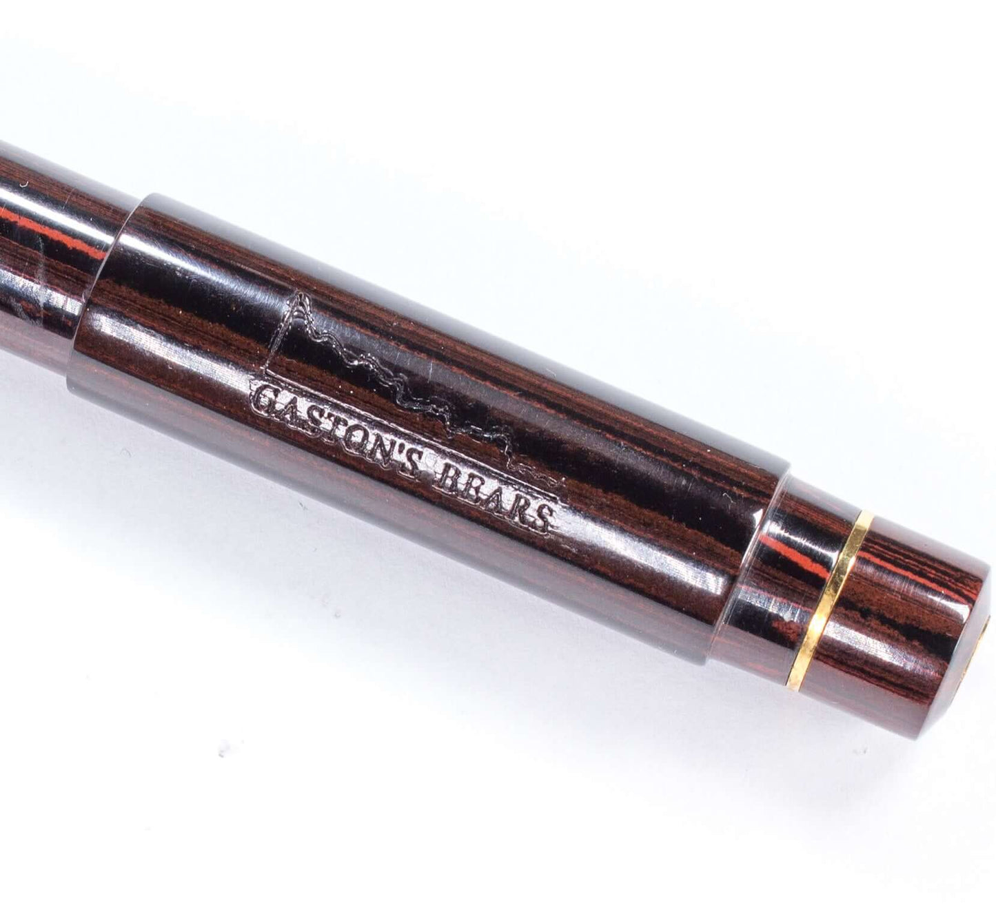 Bexley Jim Gaston Bulls and Bears Fountain Pen Set, Woodgrain Hard rubber Numbered Set, #22 of 100, 18K Gold Medium nibs  Ozark Pen Shop