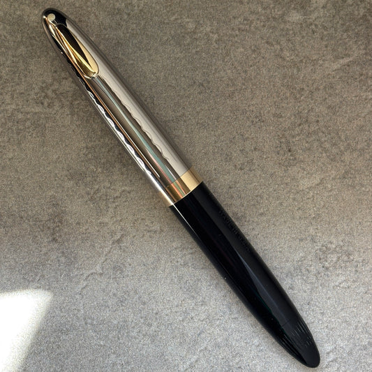Sheaffer Tuckaway Sentinel, Black barrel with a Two-tone Cap