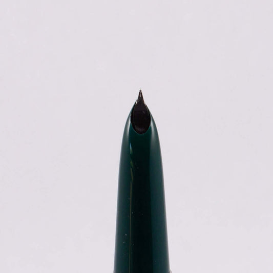 Parker 21, Deluxe Aerometric Filler, Green, Brushed Cap and Ridged Clip Ozark Pen Shop