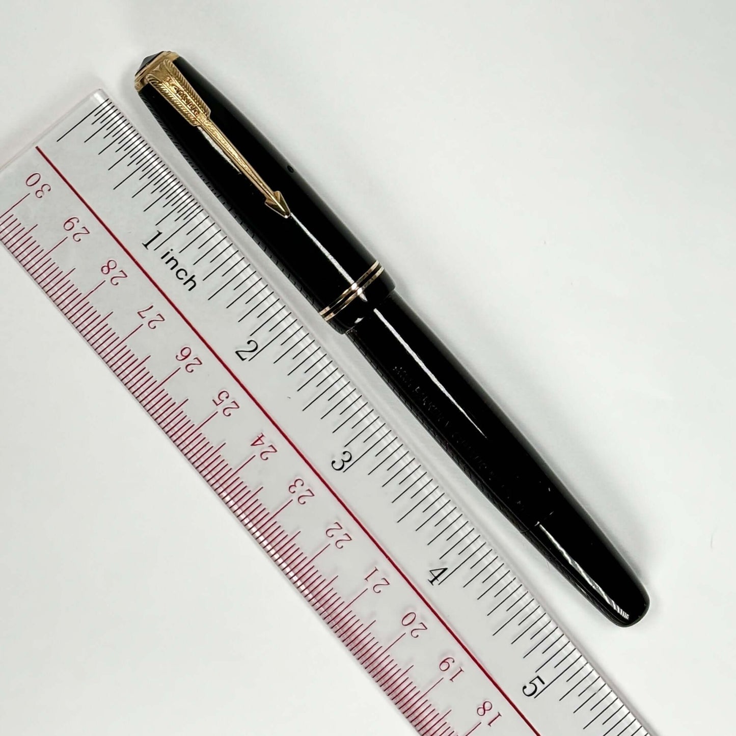 Black Parker Vacumatic Pen. Restored Vac-filler  Ozark Pen Shop