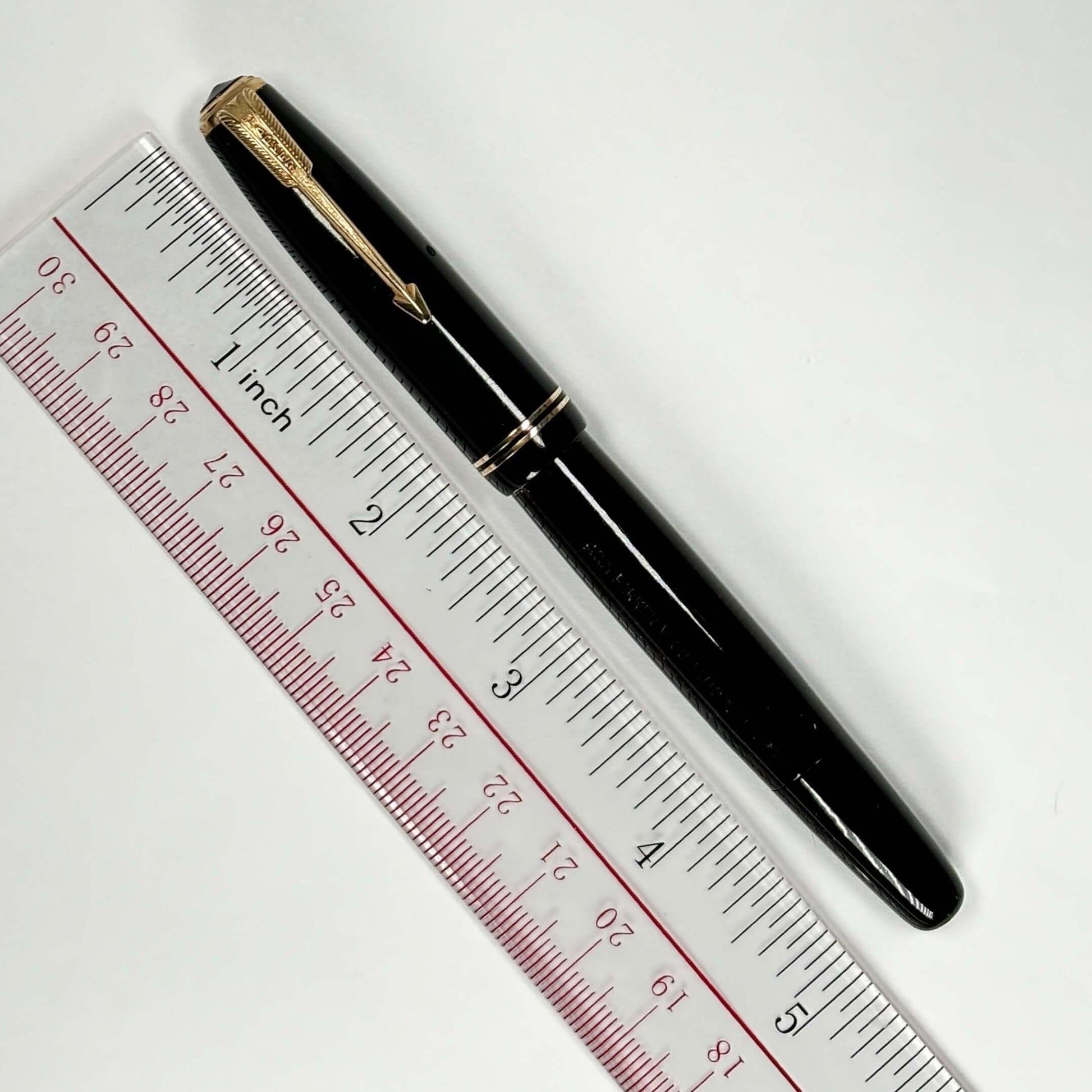 Black Parker Vacumatic Pen. Restored Vac-filler  Ozark Pen Shop