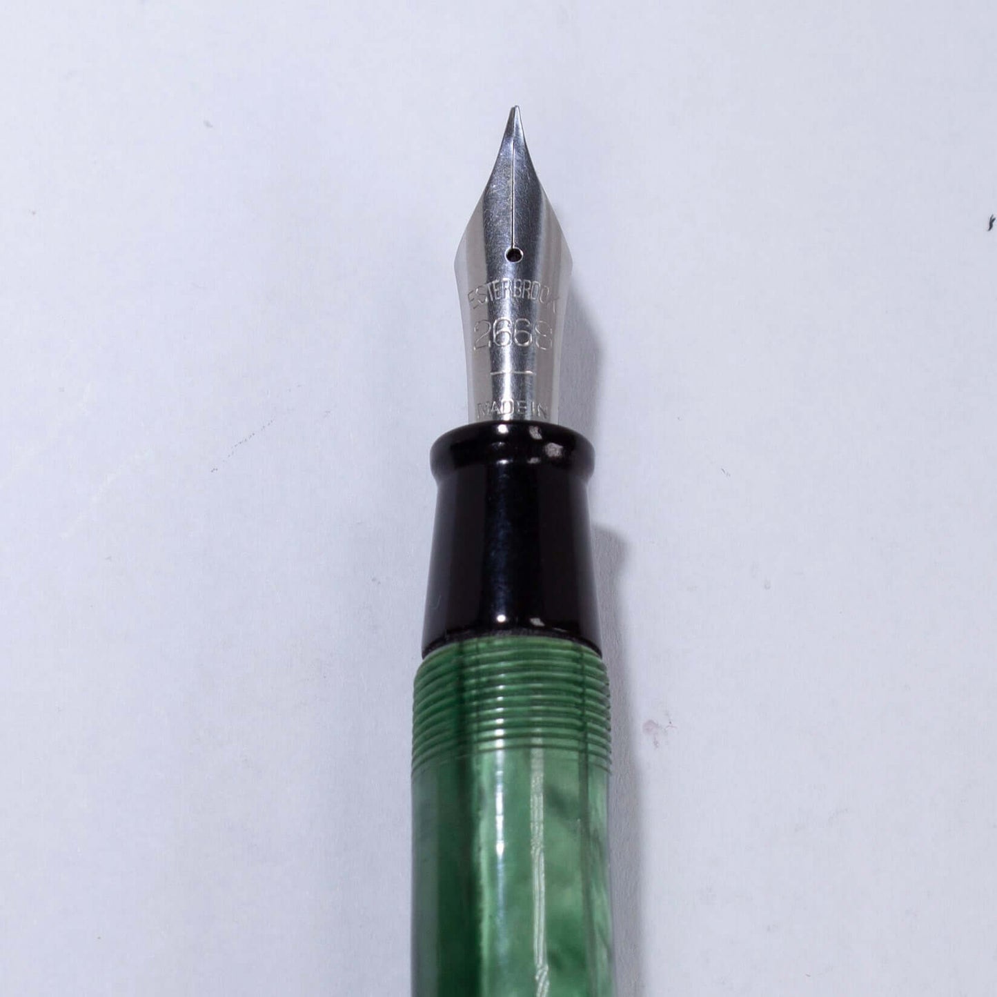 Esterbrook Dollar Pen, Foliage Green, Restored. #2668 Med. Nib Ozark Pen Shop