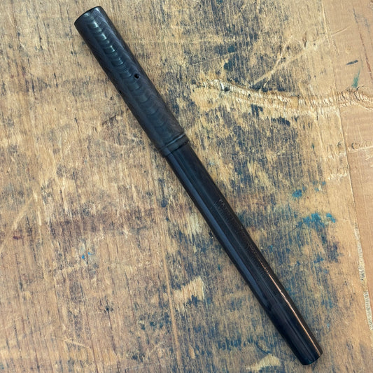 Waterman 52 1/2 Chased Black Hard Rubber, Responsive 14K Nib