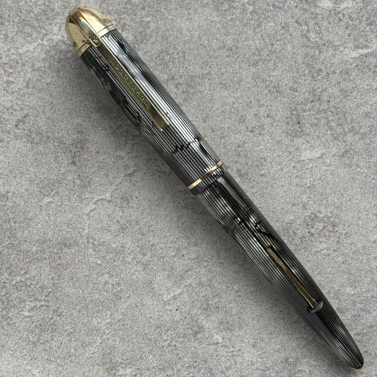 Eversharp Skyline Fountain Pen, Standard Size, Modern Gray Stripe