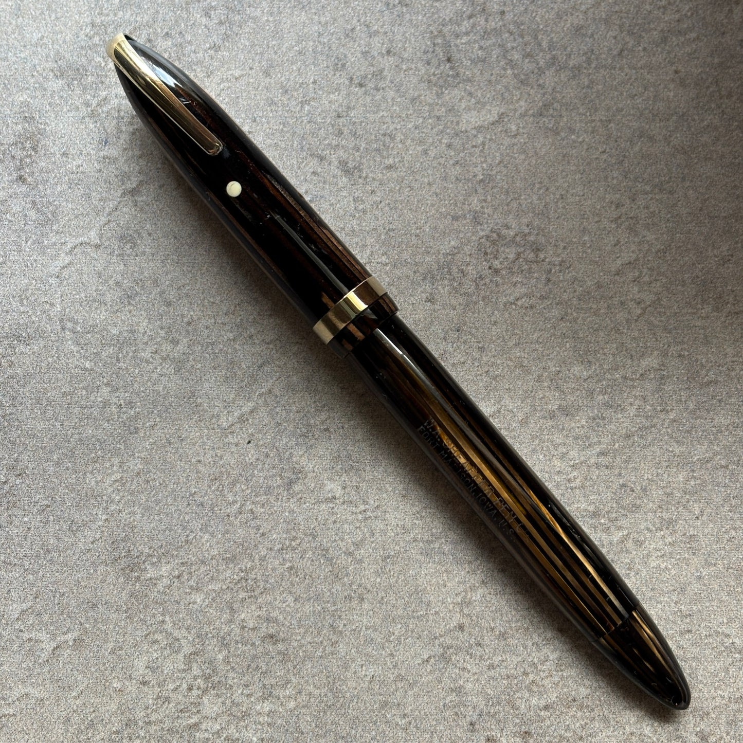 Sheaffer Balance, Military Clip, Golden Brown