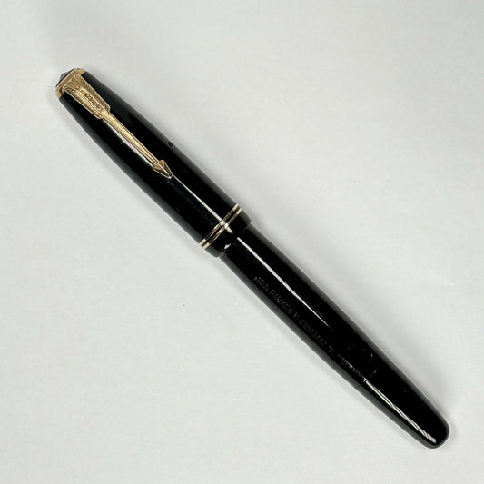Black Parker Vacumatic Pen. Restored Vac-filler  Ozark Pen Shop