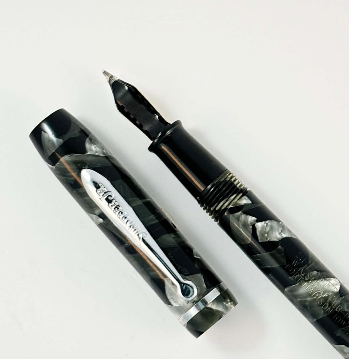 Restored Sheaffer Balance, JR Grey Pearl Fountain Pen Ozark Pen Shop