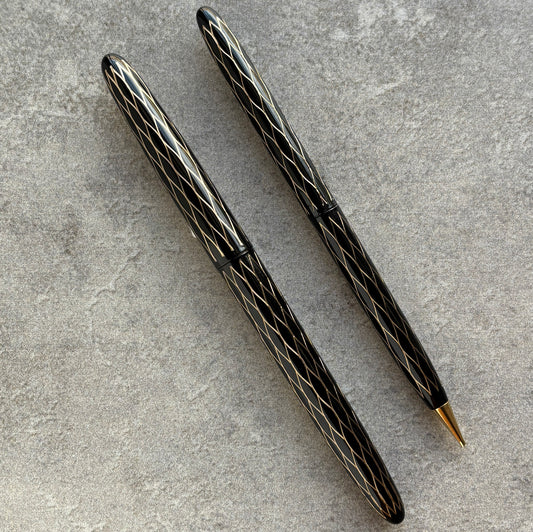 Lady Sheaffer Skripsert Fountain Pen/Pencil Set, Black Tulle