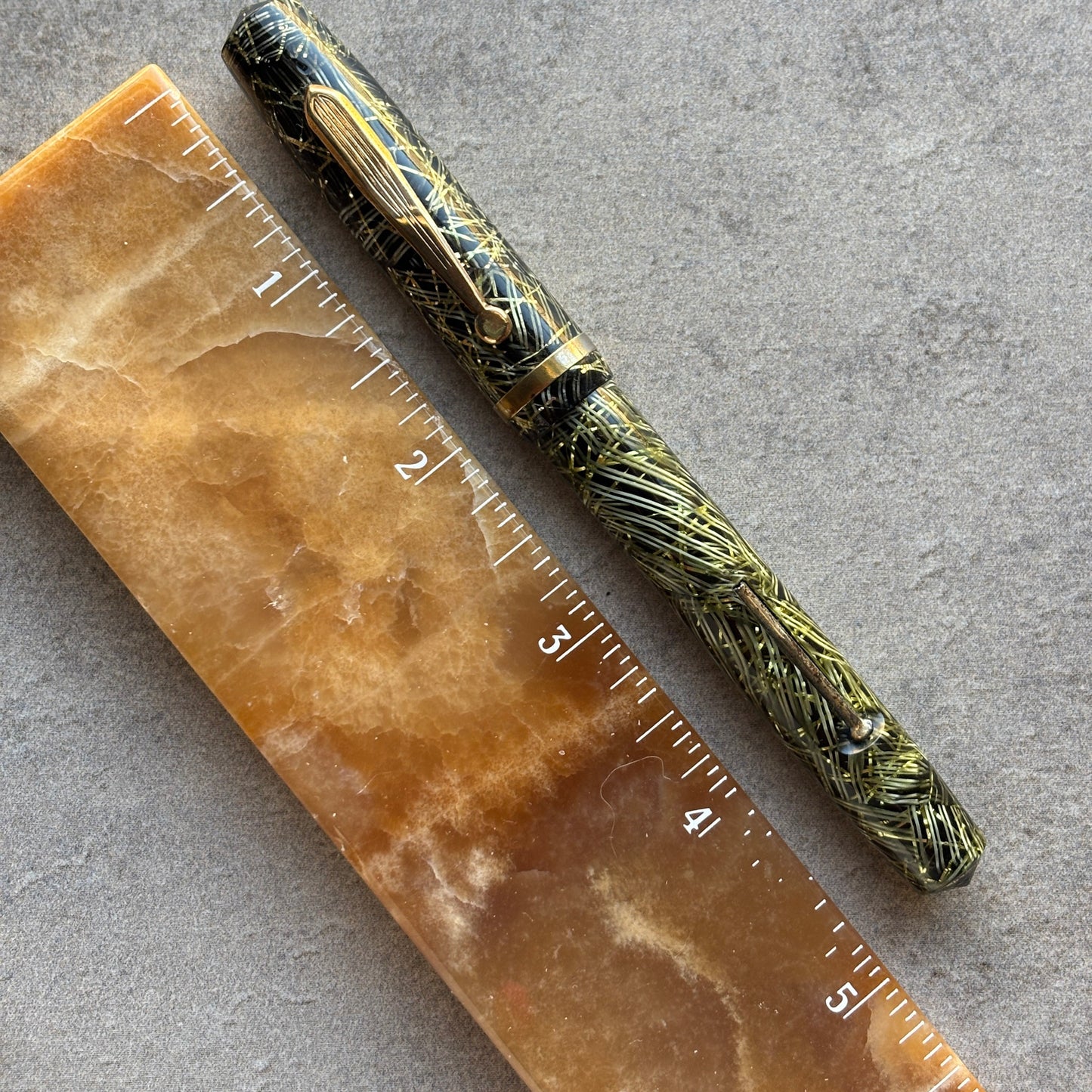 Sheaffer Sub Brand "Vacuum"; Restored ever filler, Green Lahn