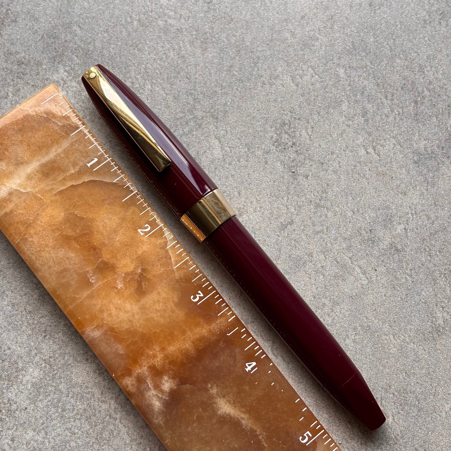 Sheaffer PFM III, 14K Inlaid Fine Nib, Burgundy