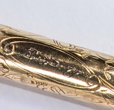 Waterman 0552, 1/2V Fountain Pen, Ring top, #2 Flex nib, Gold Filled Cap and Barrel Ozark Pen Shop