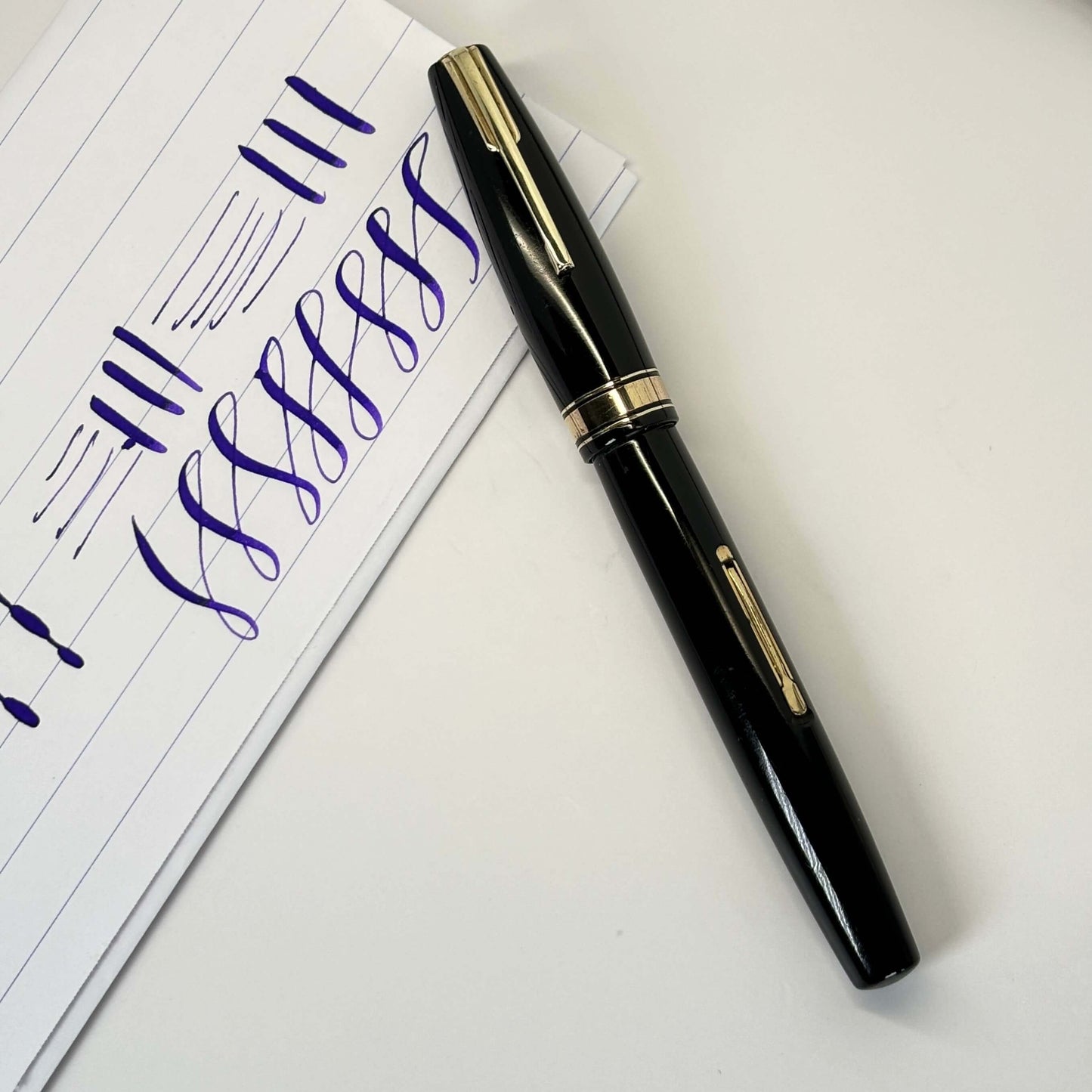 Waterman Hundred Year Pen, Fountain Pen- Standard size. Flexy Waterman nib. Lever-fill; restored. Ozark Pen Shop