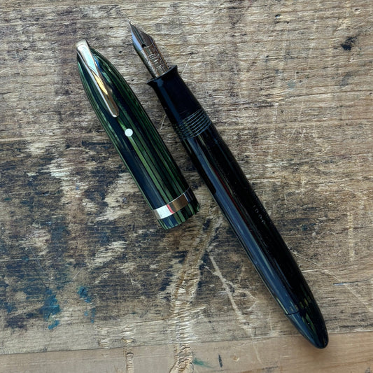 Military Clip Sheaffer Balance 1000, Marine Green with Gold-filled Trim