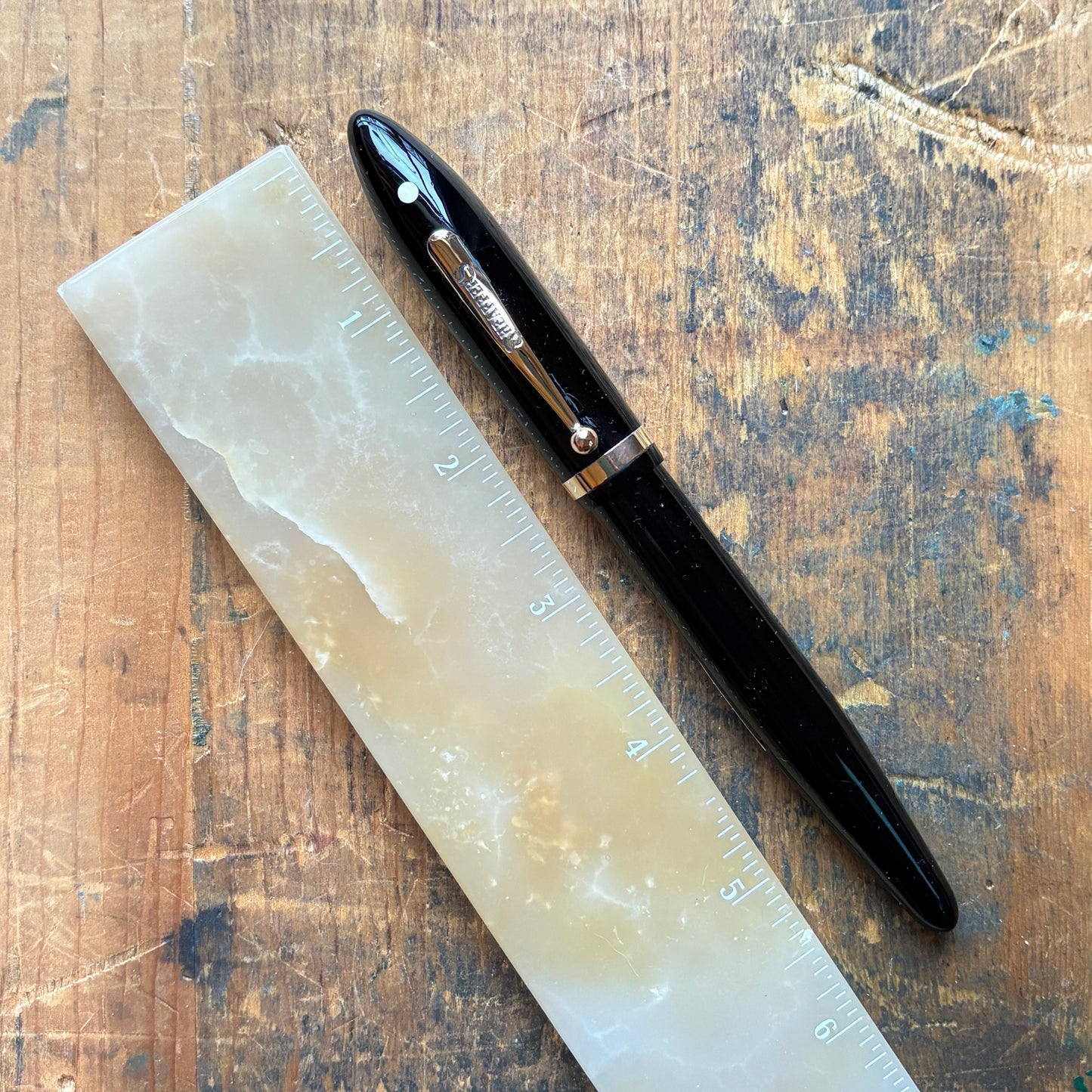 Sheaffer Lifetime Oversized Balance, Black with Gold-filled trim