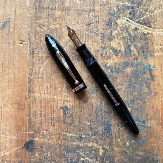 Sheaffer Lifetime Oversized Balance, Black with Gold-filled trim