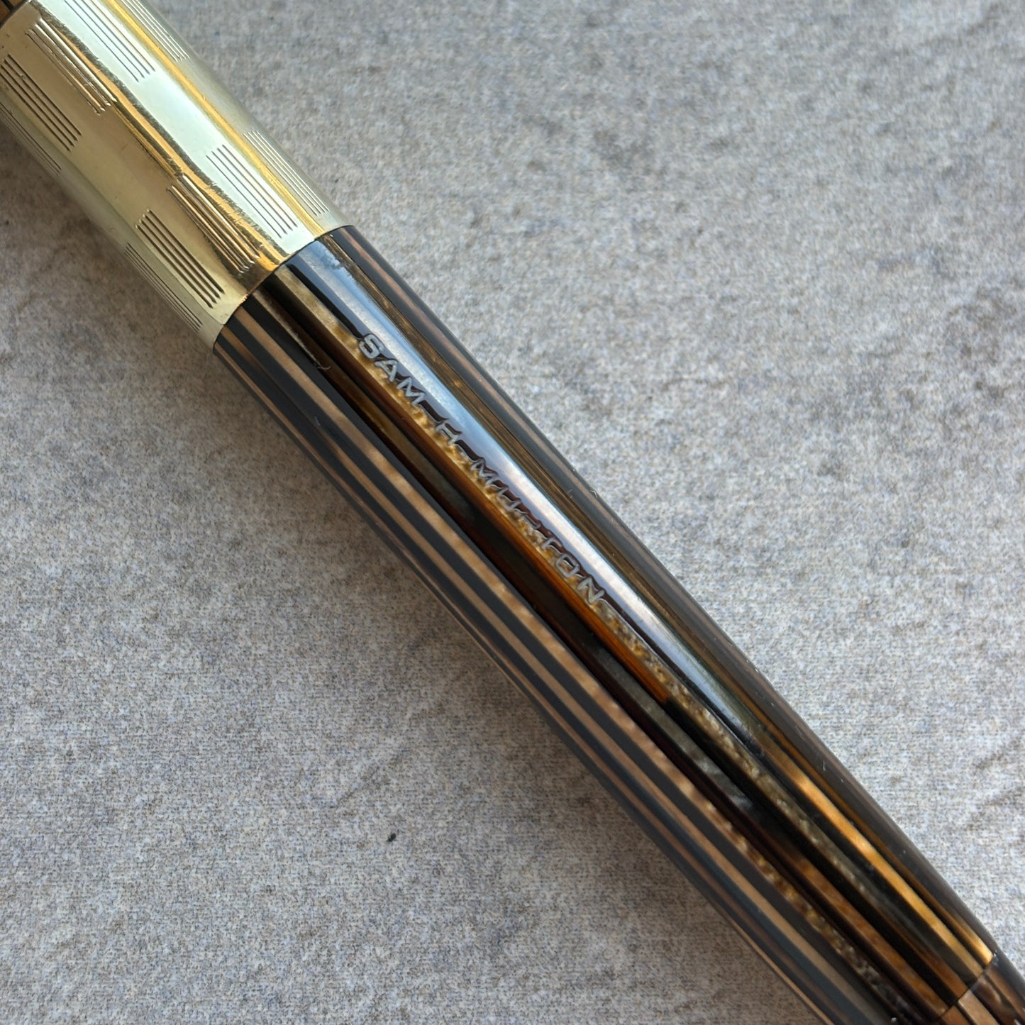 Sheaffer Triumph Fountain Pen; Golden Brown