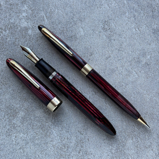 Sheaffer Triumph Sovereign 875, Carmine red, Pen Pencil Set