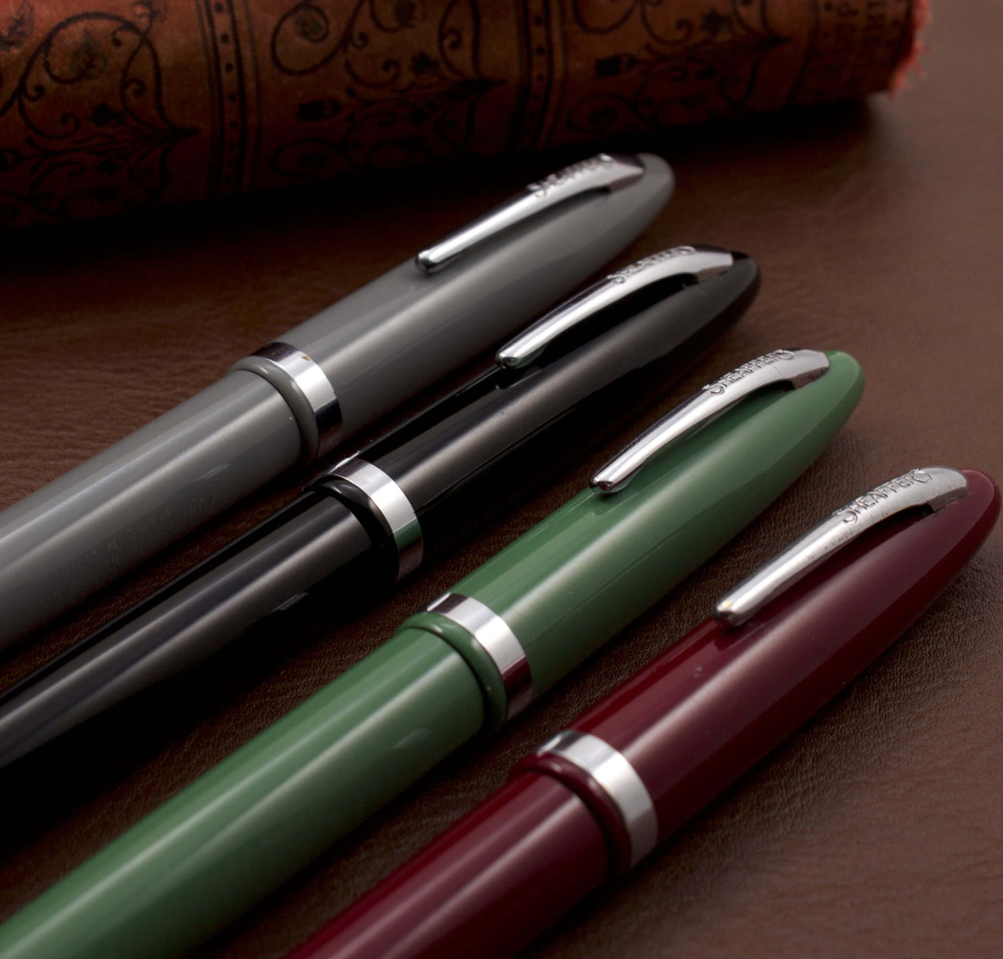 Sheaffer Tip-Dip Touchdown, Sage Green, 1950's Stainless Nib, F1 Fine Ozark Pen Shop