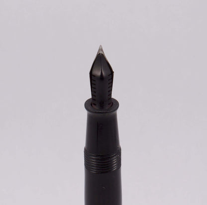 Sheaffer Balance Fountain Pen, Jet Black, Vac-fil, non white dot. Fine number 5 Feather Touch Nib.  Ozark Pen Shop   