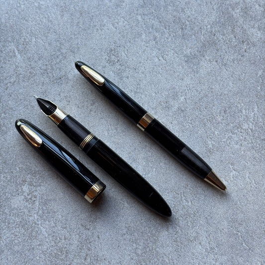Sheaffer Tuckaway 1000, Fountain Pen/Pencil Set, Black