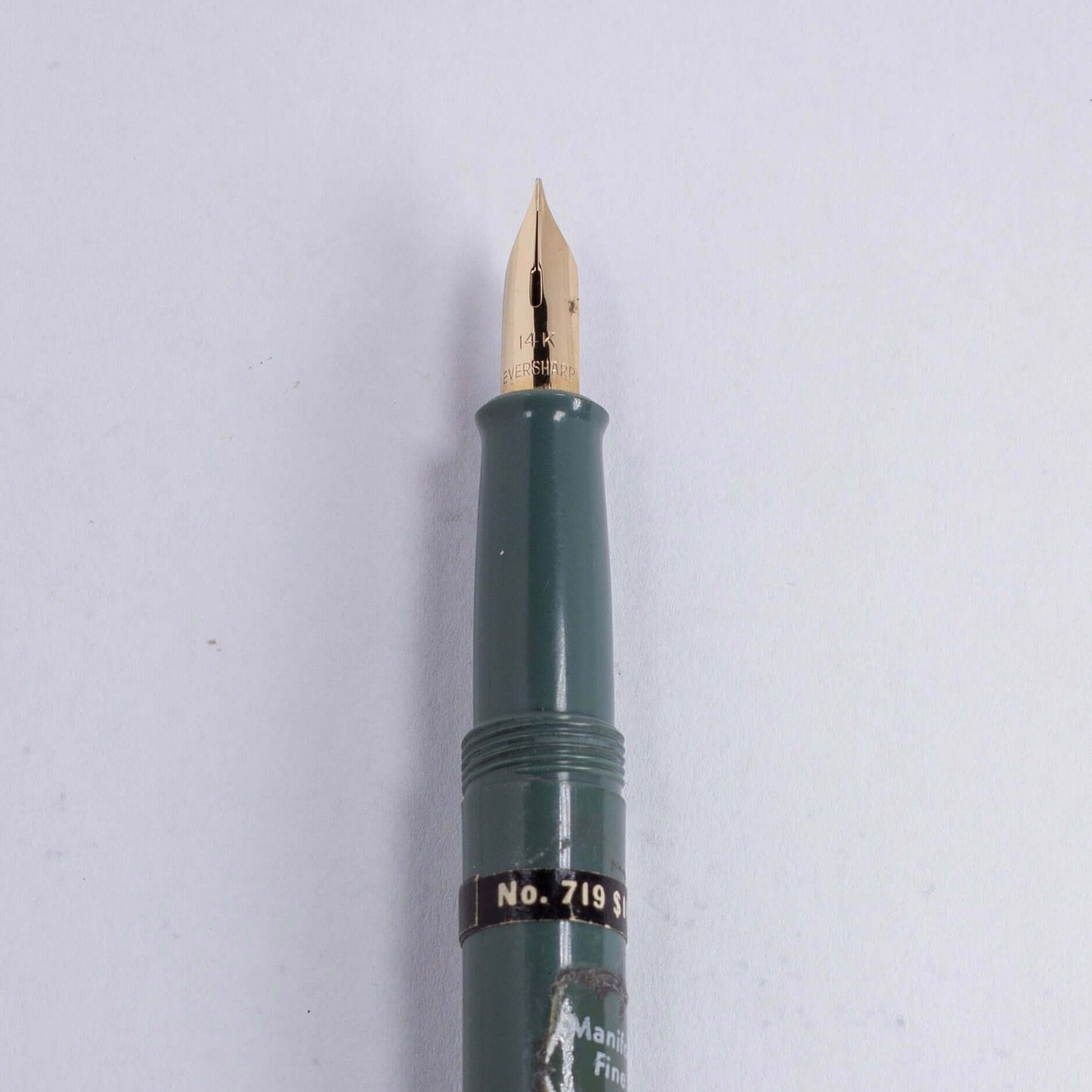 Eversharp Slim Ventura Fountain Pen/Pencil Set, Gray with Sterling Silver Caps