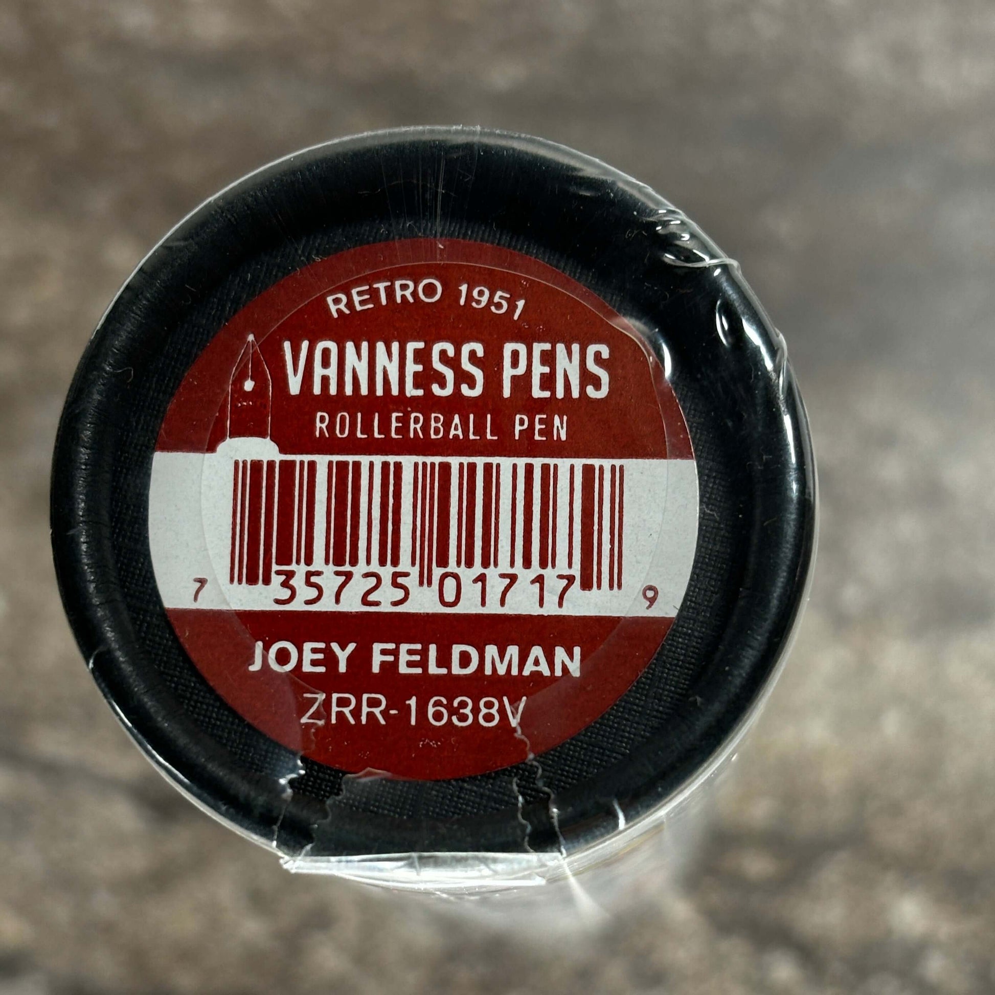 Retro 51 Tornado/Vanness Pens Rollerball Special Artists Series "Joey Feldman" Red Clip  Ozark Pen Shop   