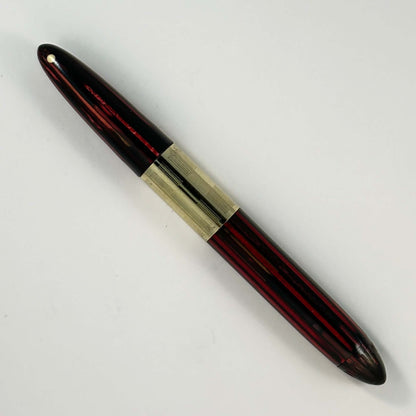 Sheaffer Triumph Tuckaway or "Tucky" Carmine Red with Gold-filled Trim, Medium nib  Ozark Pen Shop   