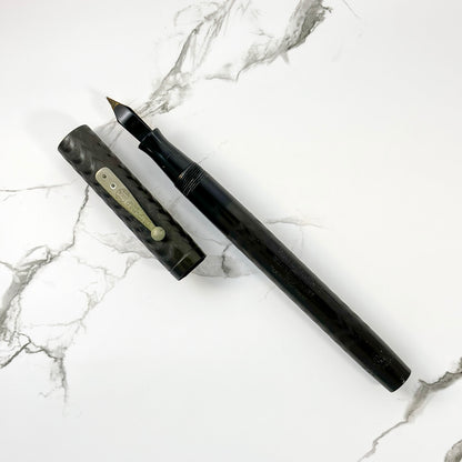 Waterman 52 Chased Black Hard Rubber, Nickel Plated Trim, Flexy 14K Ideal Nib  Ozark Pen Shop   