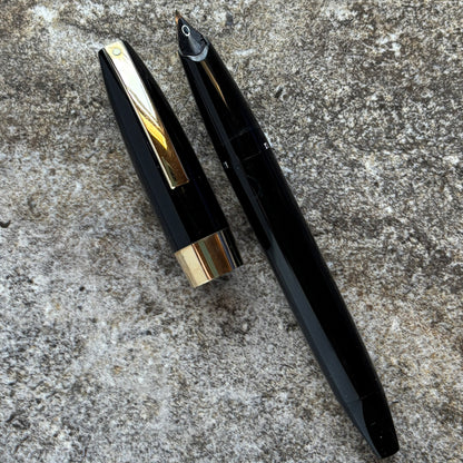 Sheaffer PFM III, Fully Restored, Black with 14K Inlaid Medium Nib