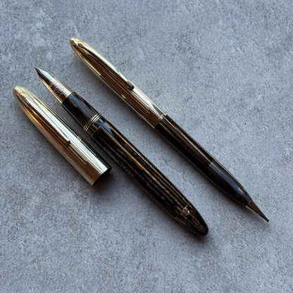 Sheaffer Crest Deluxe 1750 Fountain Pen/Pencil Set