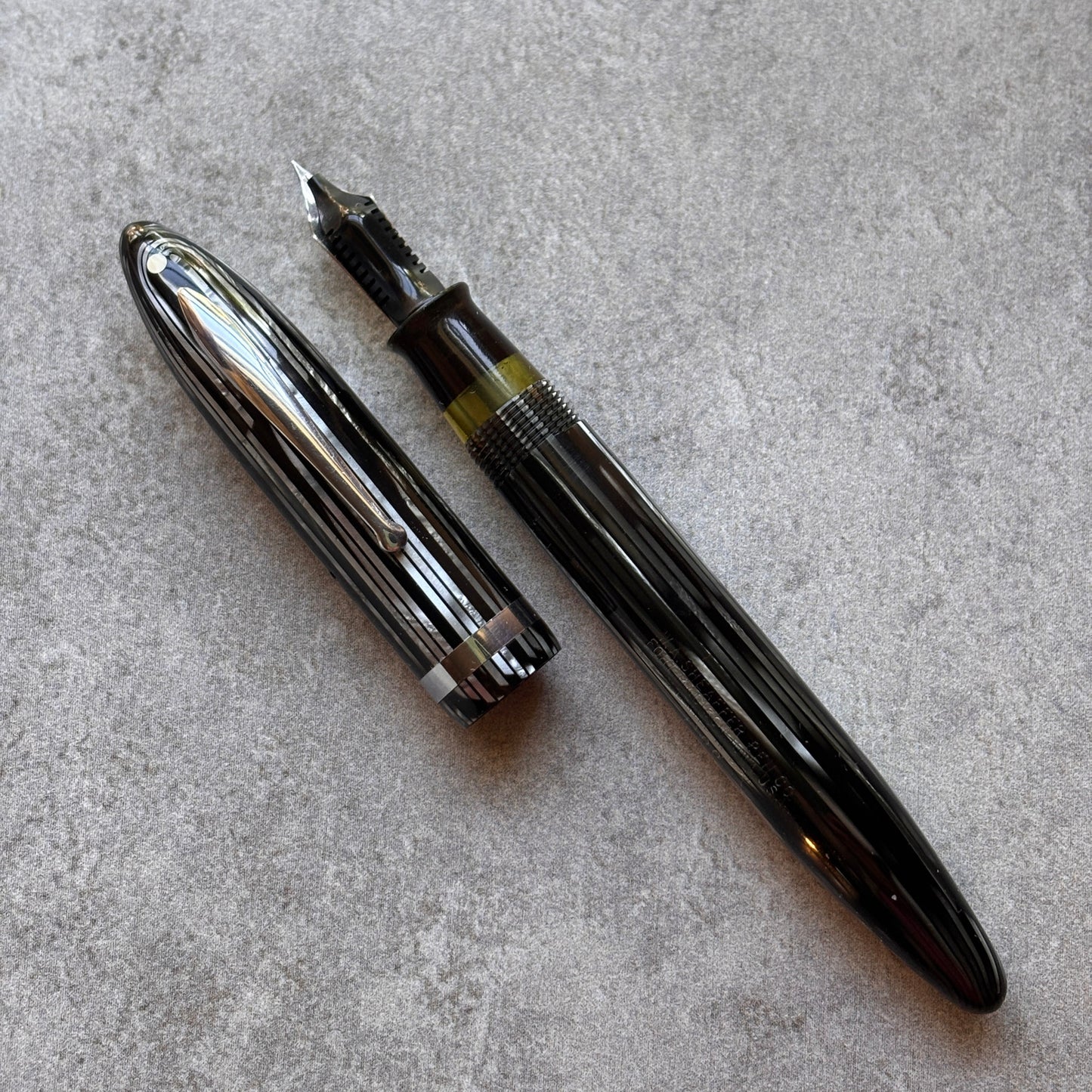 Sheaffer Balance Premier Oversized Fountain Pen; Gray Pearl
