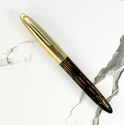 Sheaffer Crest Deluxe- 1500, Brown Striated