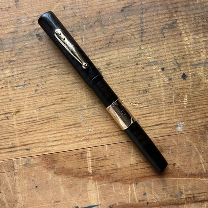 Waterman 12 POC Eyedropper, Black Hard Rubber