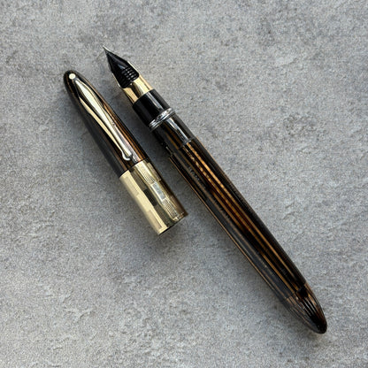 Sheaffer Triumph Fountain Pen; Golden Brown
