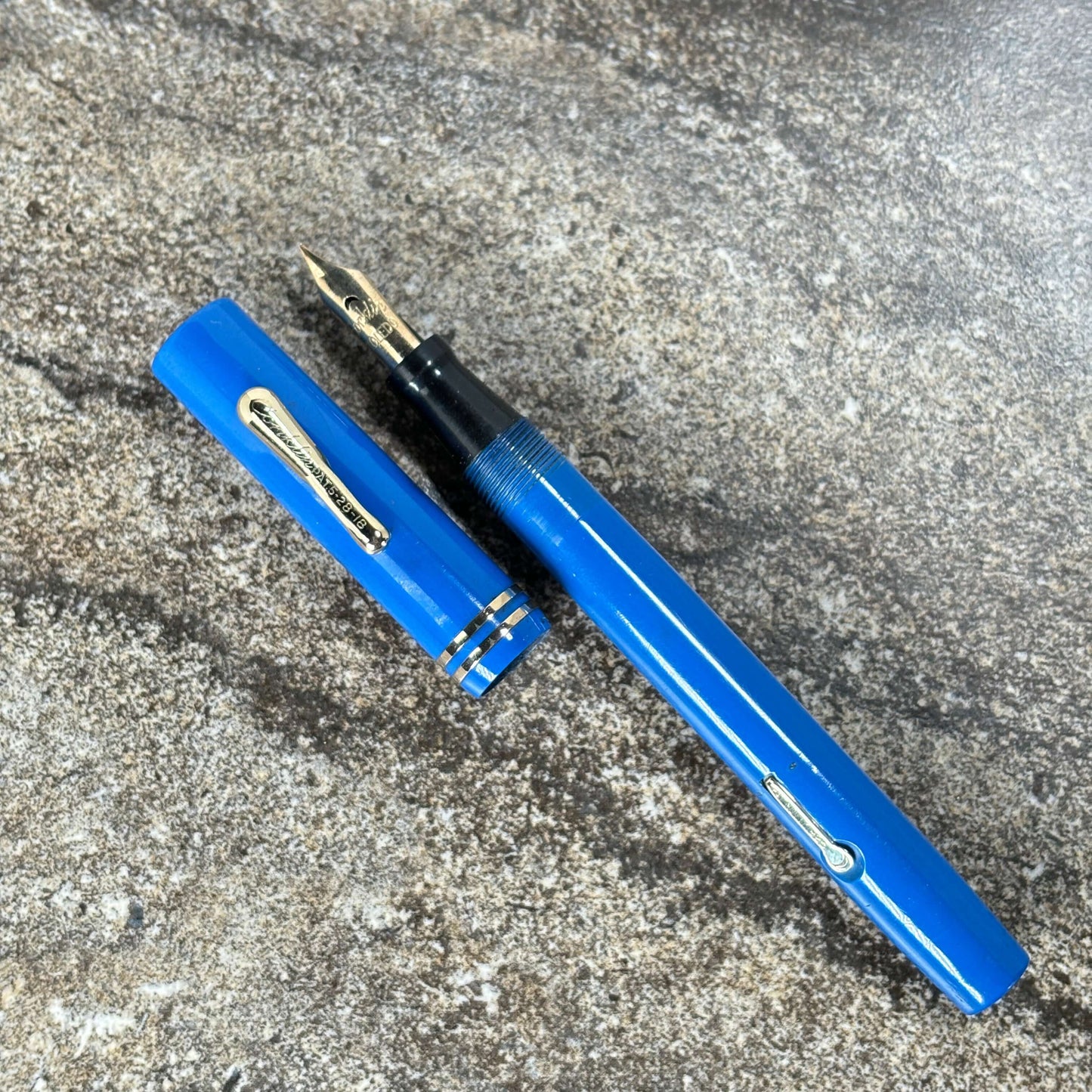 Conklin Economy Line, Blue Lever Filler, Flexible 14K nib  Ozark Pen Shop   