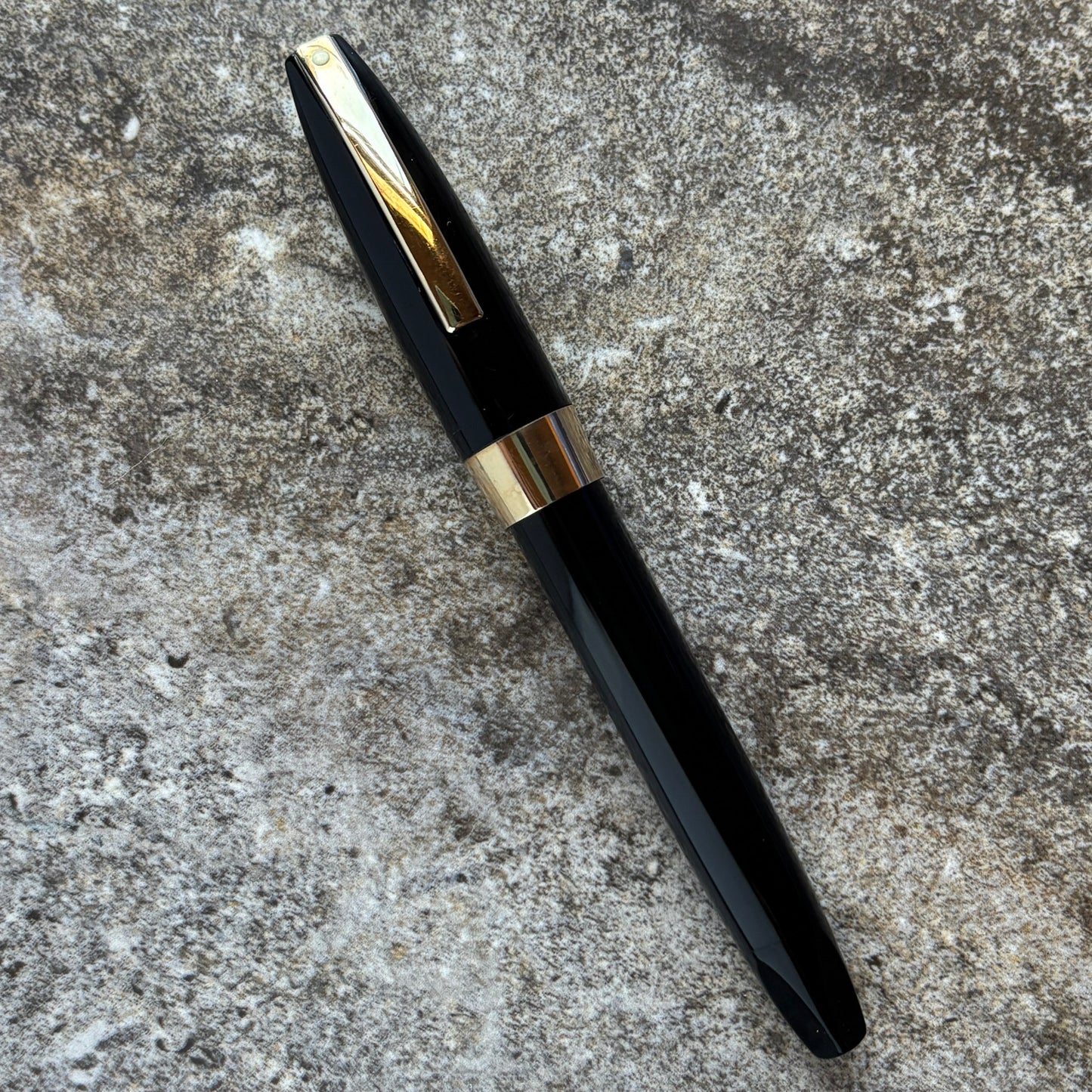 Sheaffer PFM III, Fully Restored, Black with 14K Inlaid Medium Nib