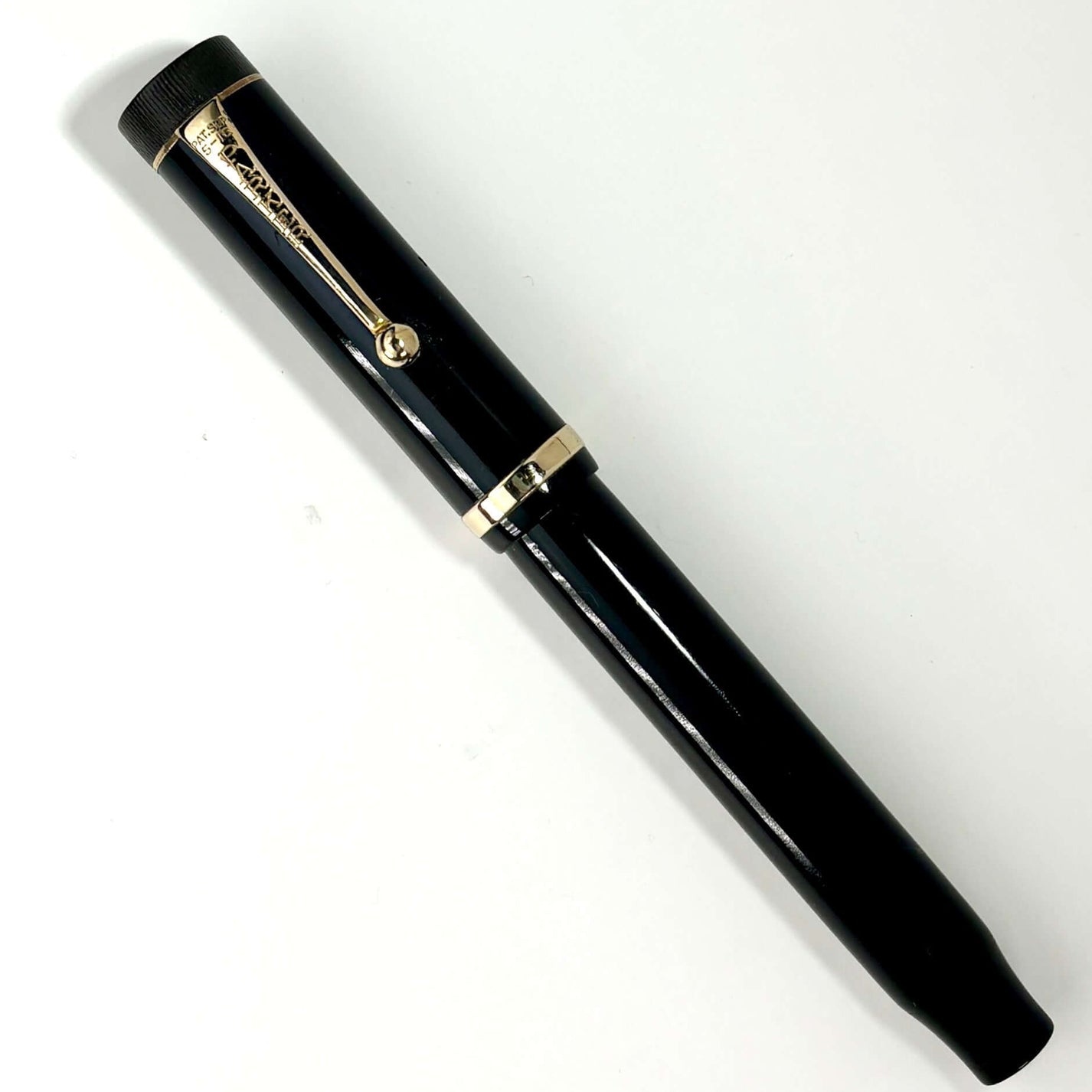 Parker SR Duofold Fountain Pen, Restored Button Fill, 14K Fine Nib ...