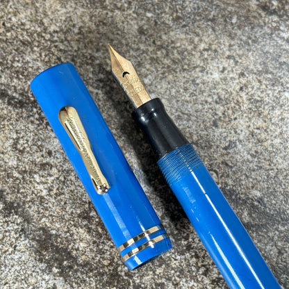 Conklin Economy Line, Blue Lever Filler, Flexible 14K nib  Ozark Pen Shop   