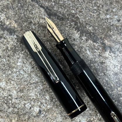 Waterman Starlet Fountain Pen, Black with a 14K nib  Ozark Pen Shop   