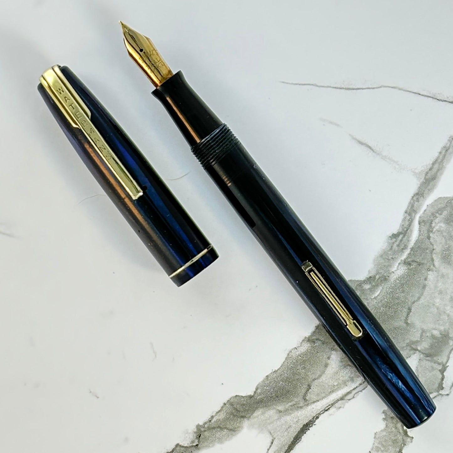 Waterman Starlet Blue with Gold Trim