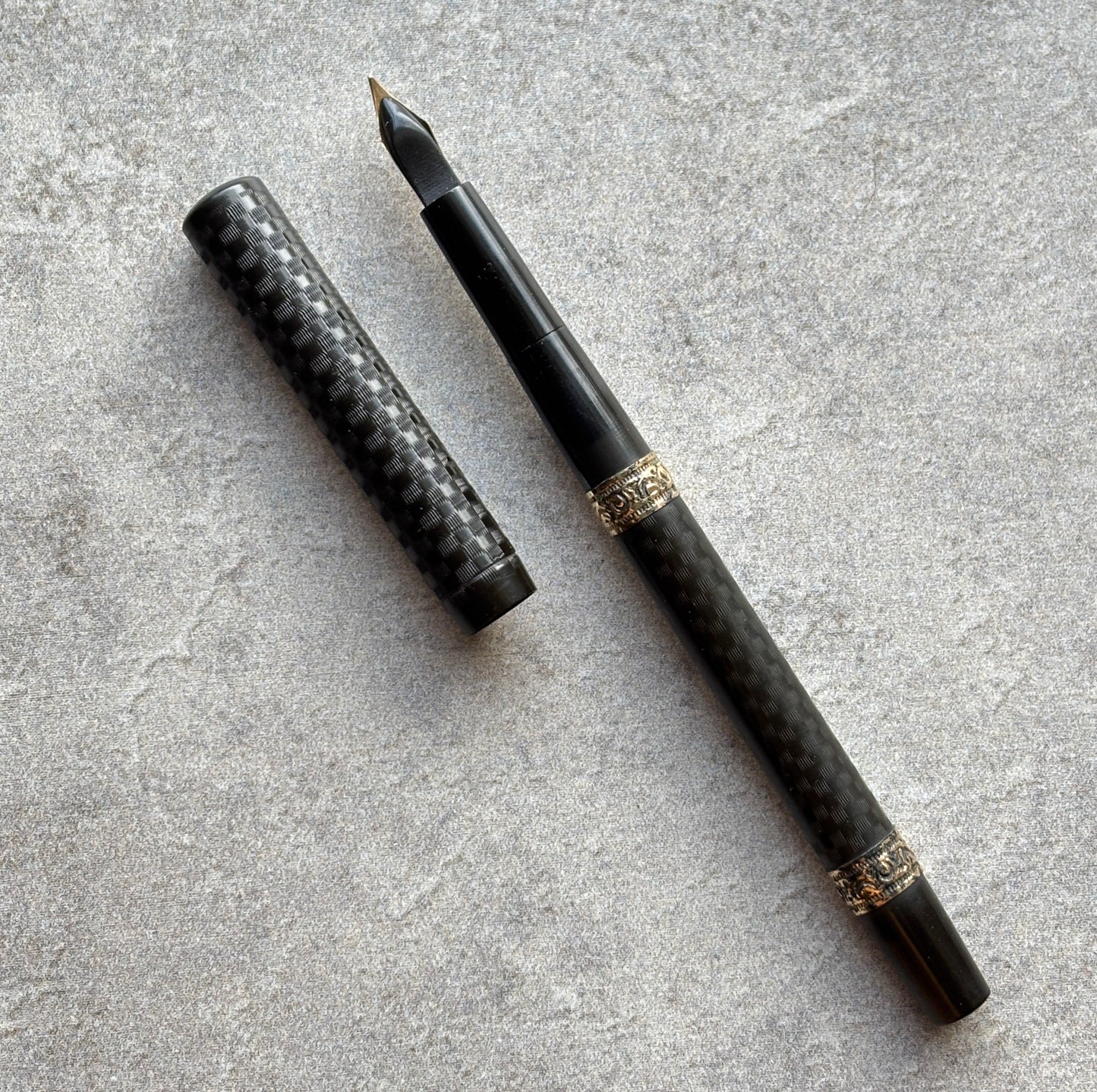 No Name Eyedropper, Black Hard Rubber