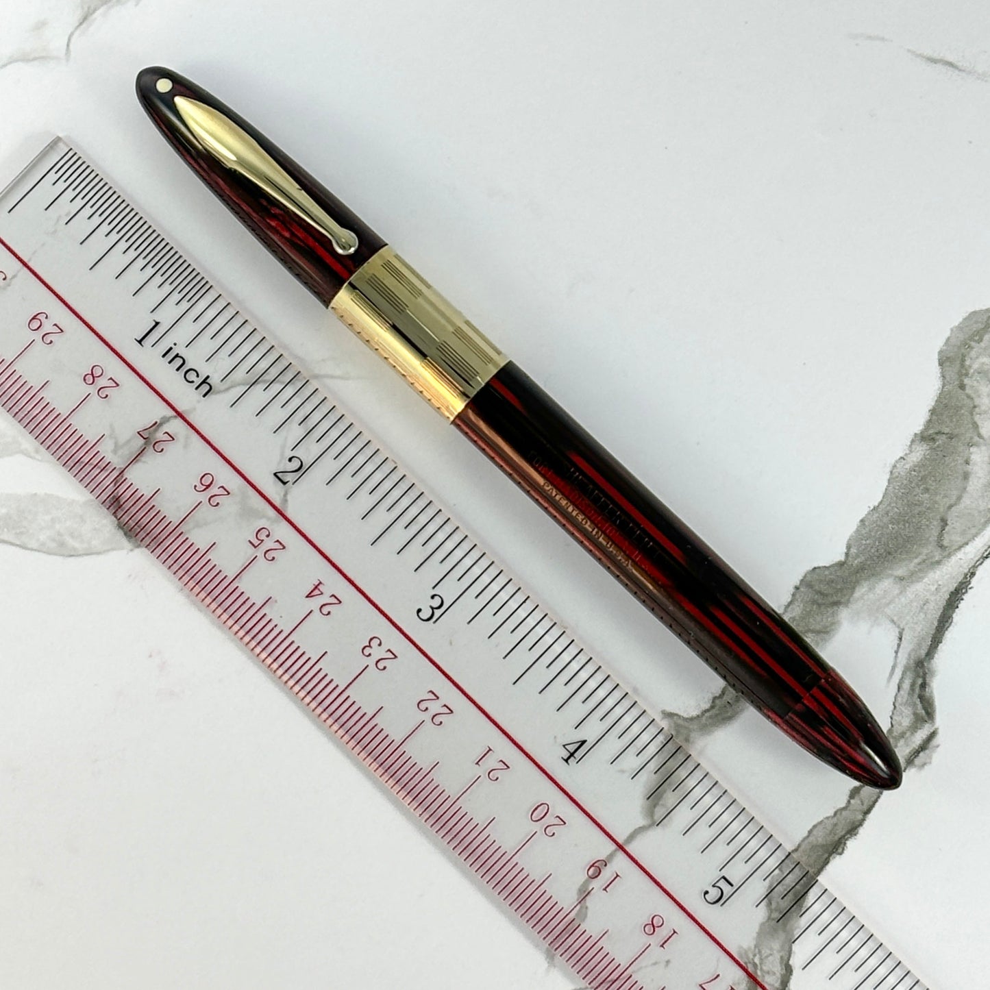 Sheaffer Triumph Vacuum-fil, Carmine Red