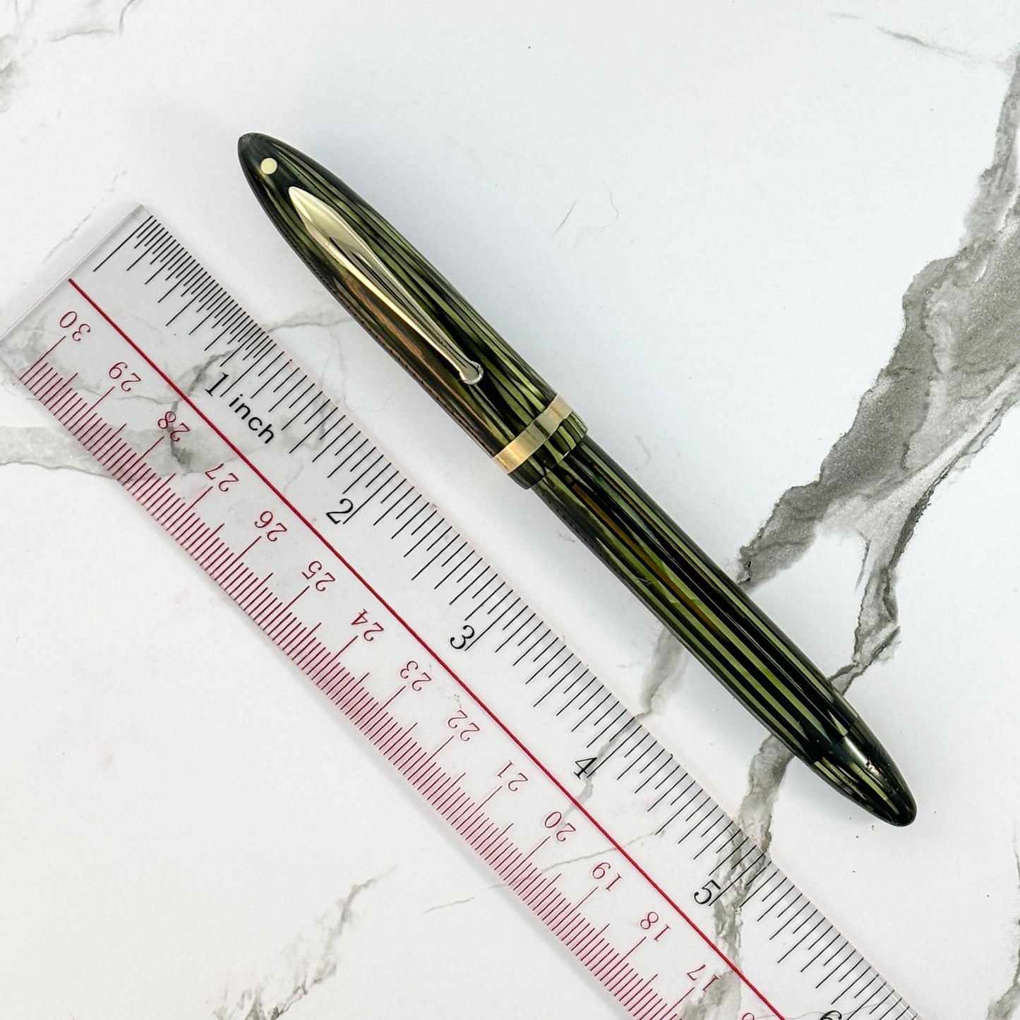 Sheaffer Balance Standard Girth, Marine Green with Gold Trim