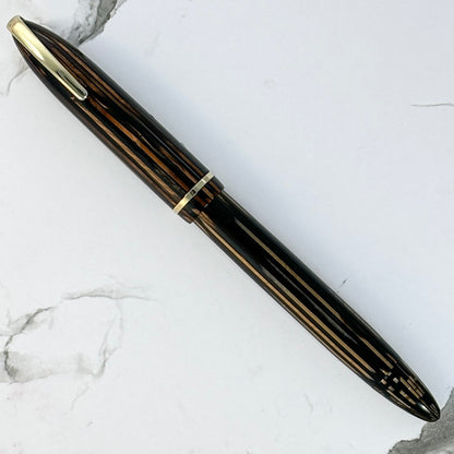 No White Dot Military Clip Sheaffer Balance Lifetime, Golden Brown